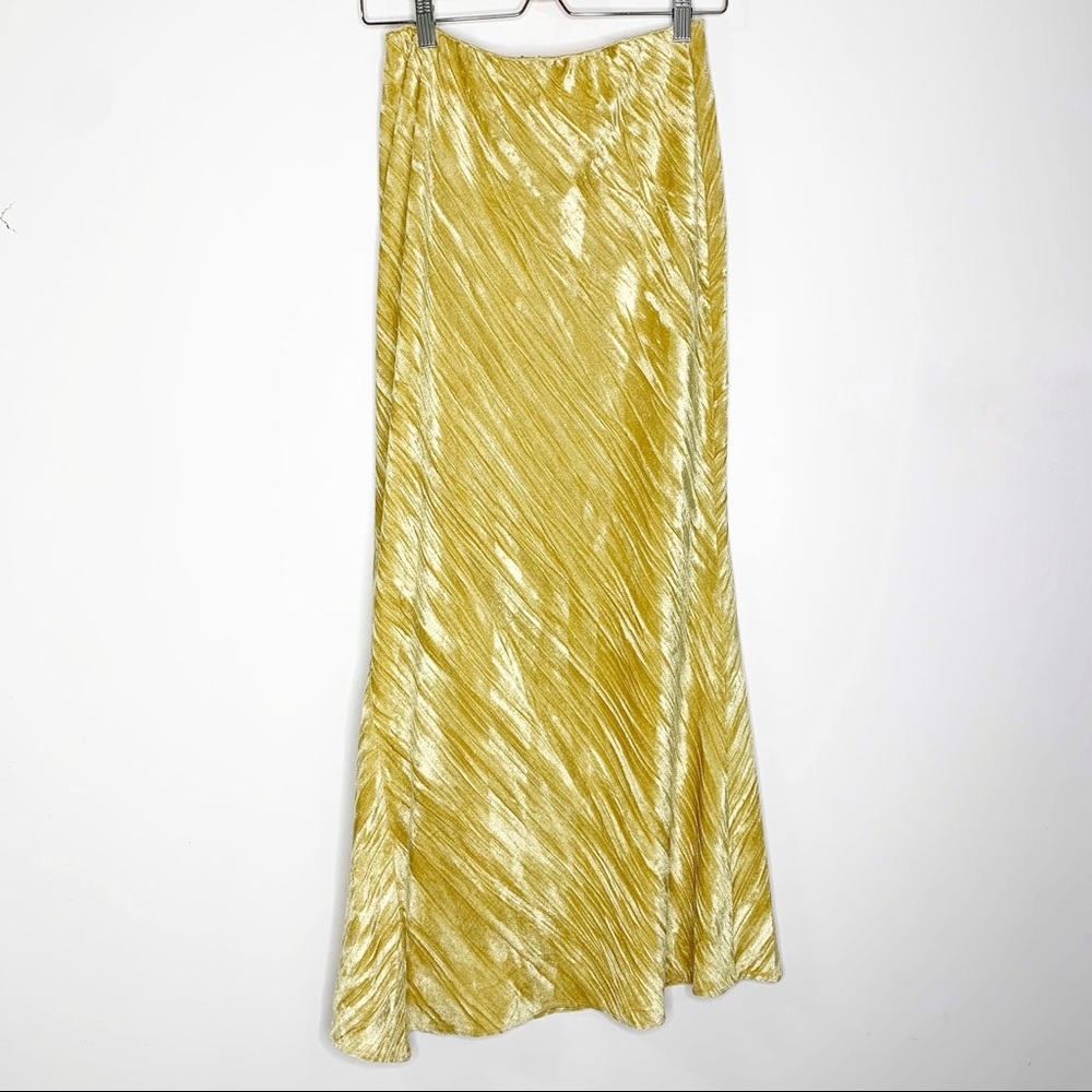 Free People Noa Velvet Slip Skirt